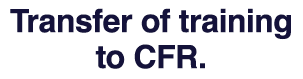 Transfer of training to CFR.