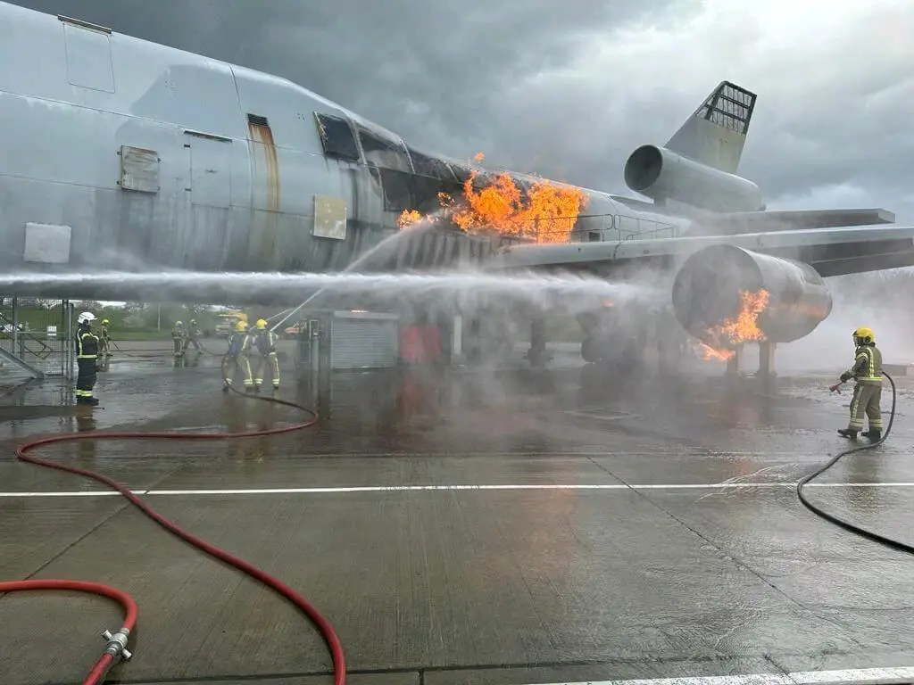 Aviation fire training