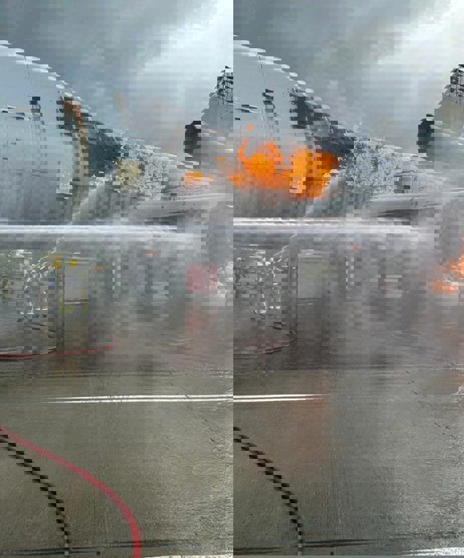 Aviation fire training