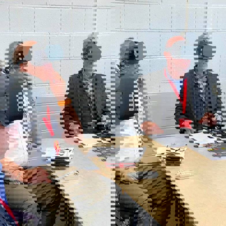 Augmented Reality - Delegates With VR Headsets