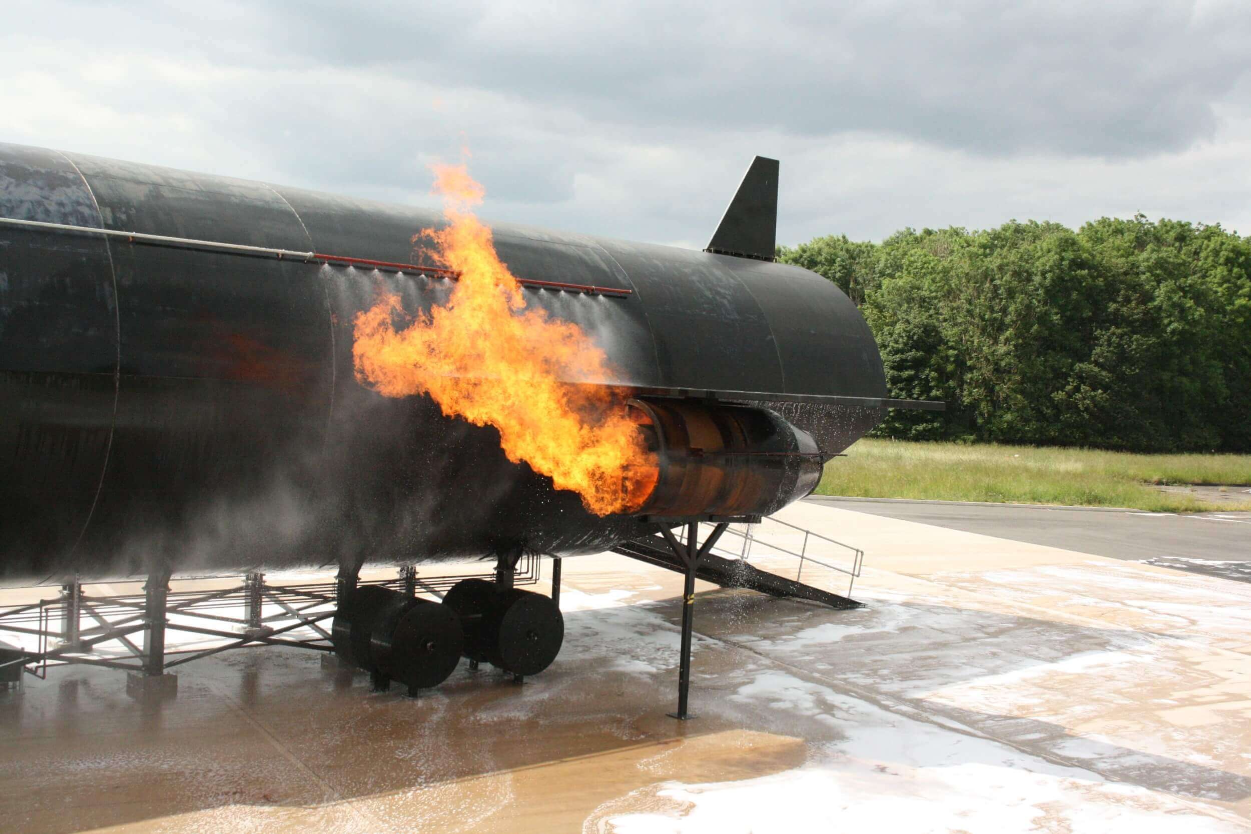 Aviation live fire training