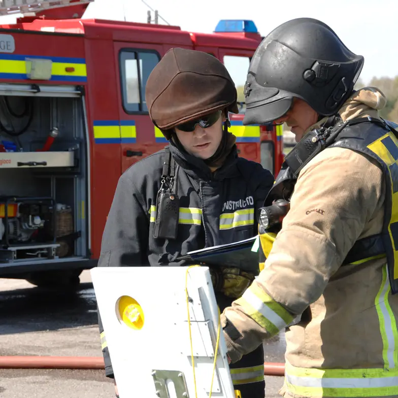 Firefighter training Firefighter training