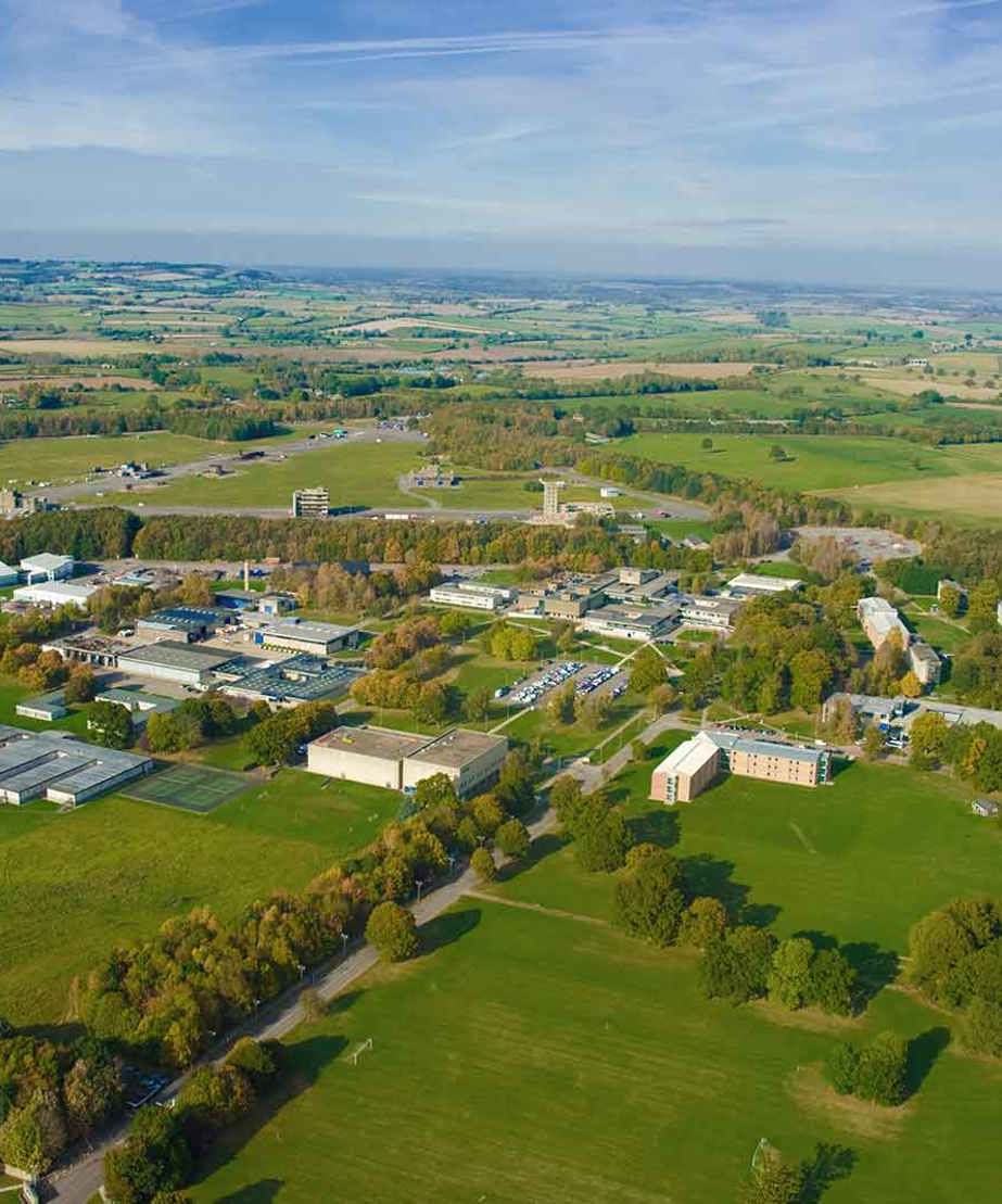 Aerial view of FSC training grounds and buildings