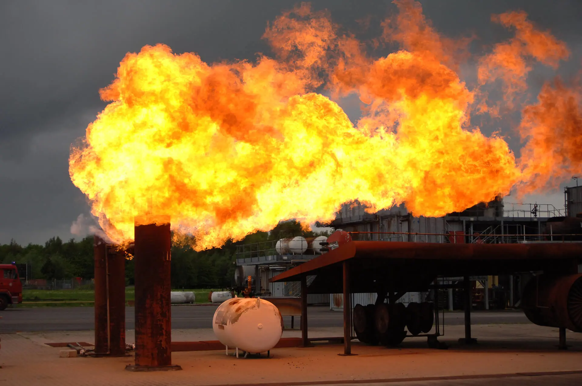 Aircraft live fire training