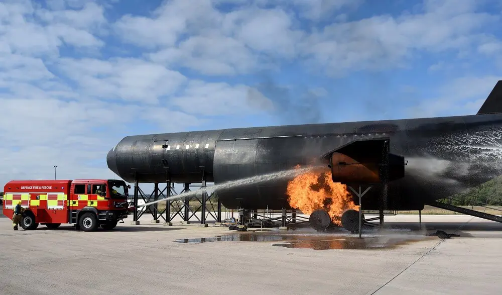 Aviation fire training