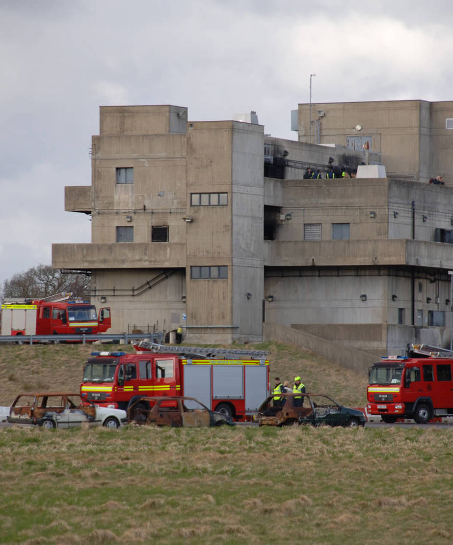 Fire training building