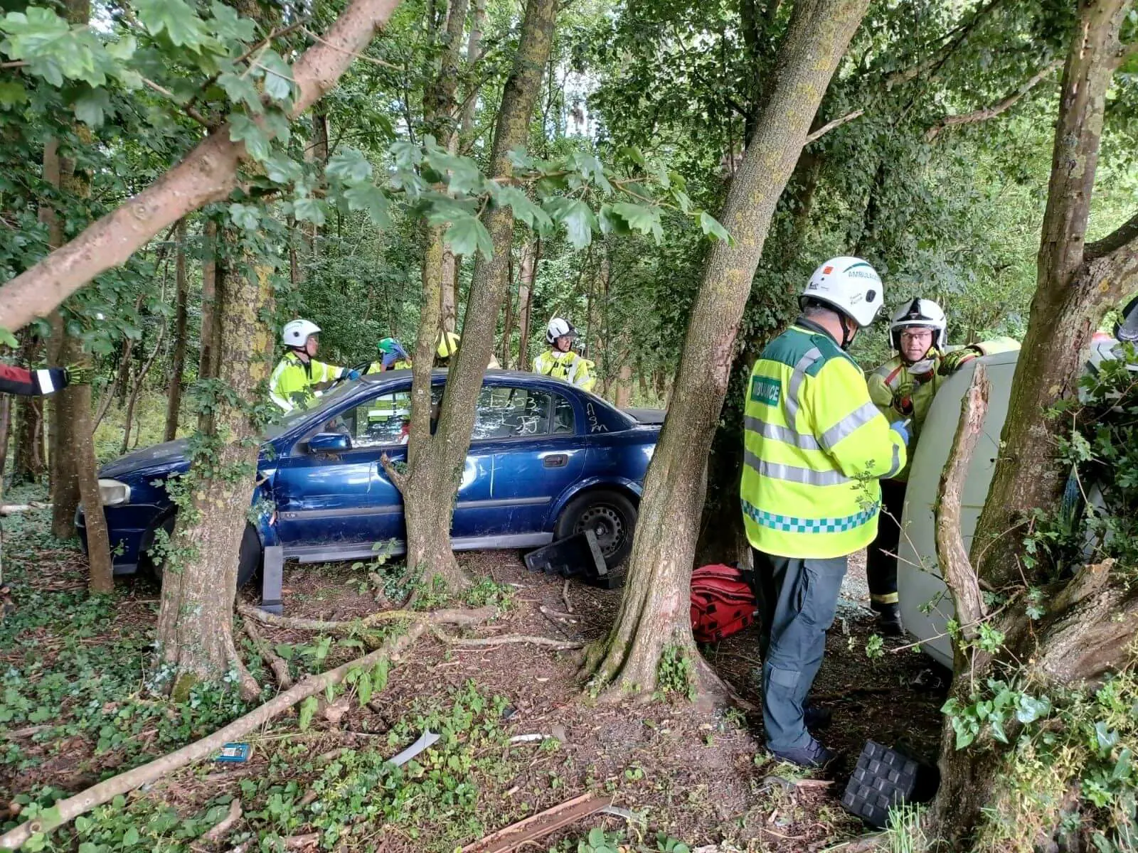 RTC Training Crashed Car