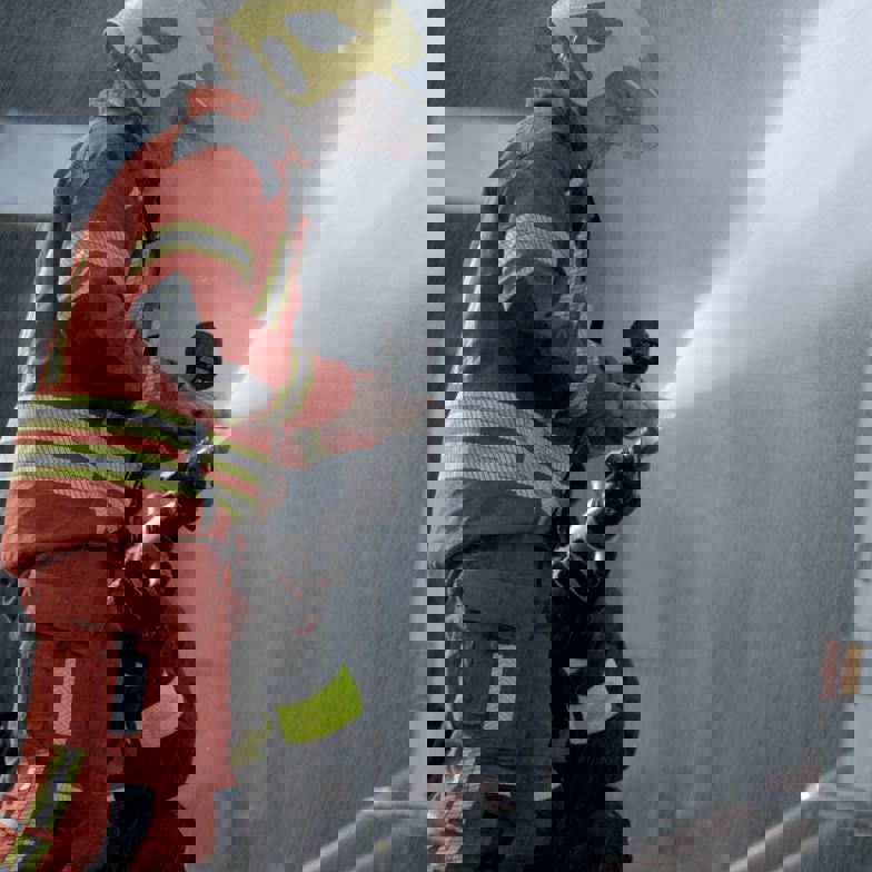 Delegate water hose training