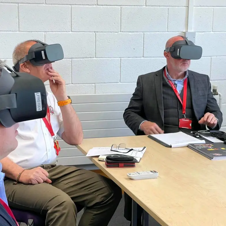 Augmented Reality - Delegates With VR Headsets Augmented Reality - Delegates With VR Headsets